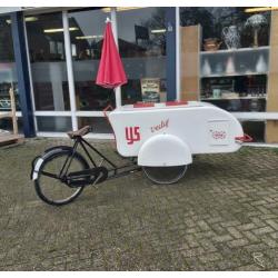 Uniek item Orginele pastor jaren 50 ijsco bakfiets