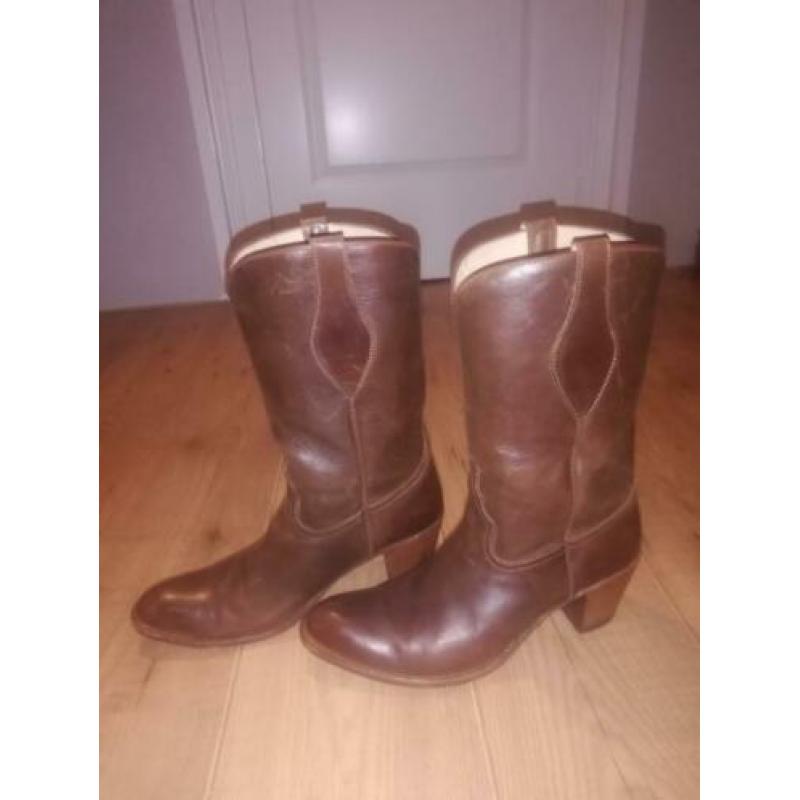 Sendra boots cowboy laarzen maat 42 - bruin ZGAN