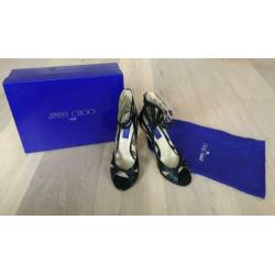 Nieuwe Jimmy Choo for H&M pumps zwart maat 40 met doos+tas