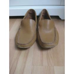 maat 37,5 sergio TECCHI camel kleurige LOAFER instapper