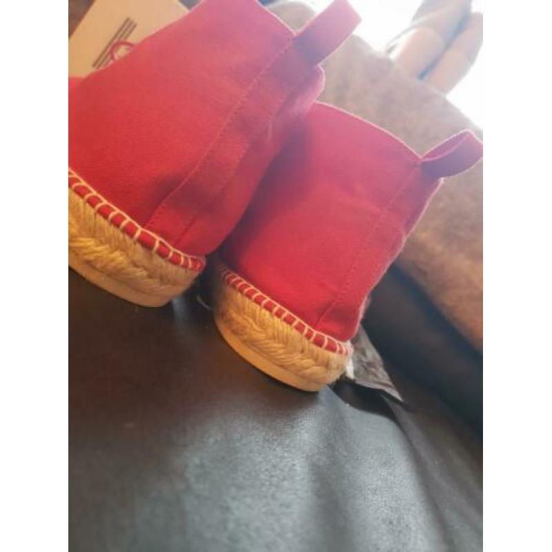 *Orginele Kenzo Paris espadrilles strandschoen rood mt. 42 *