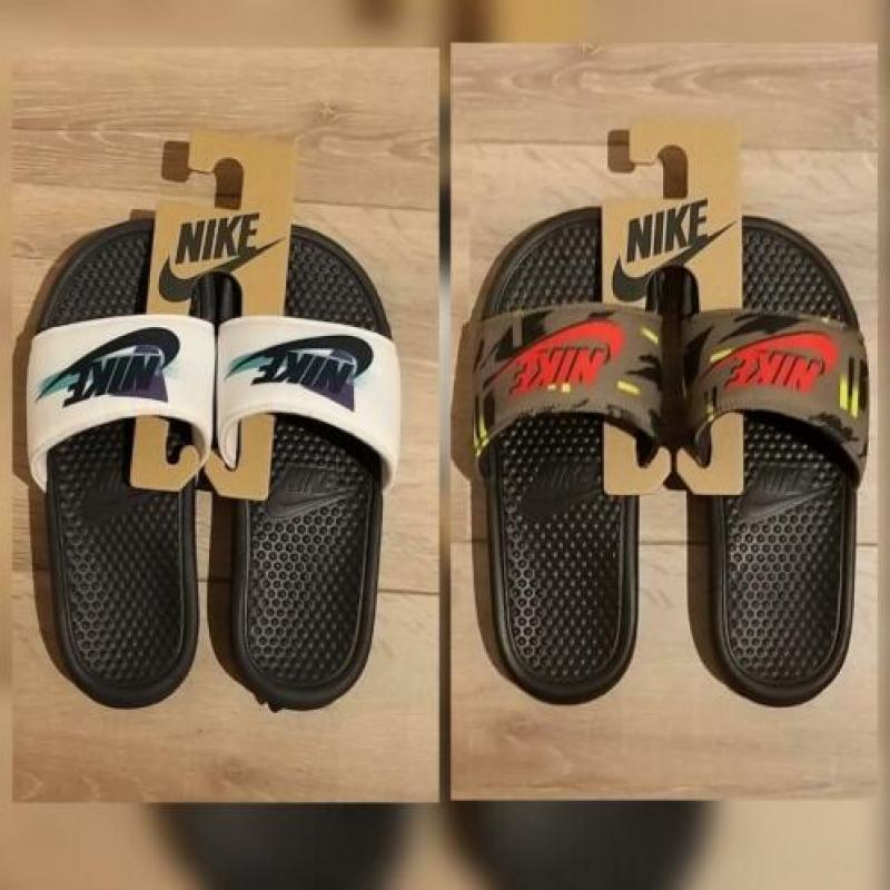 ?HELEMAAL NIEUW? DUO Originele Nike Slippers maat 42,5?