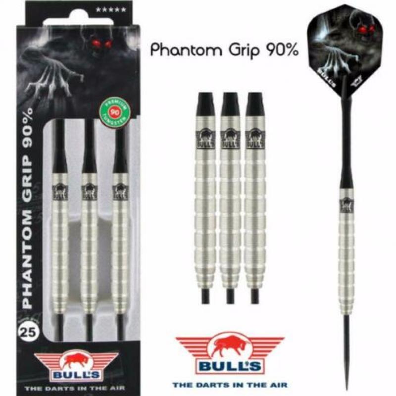 Dartpijlen BULL'S Phantom grip 90% tungsten