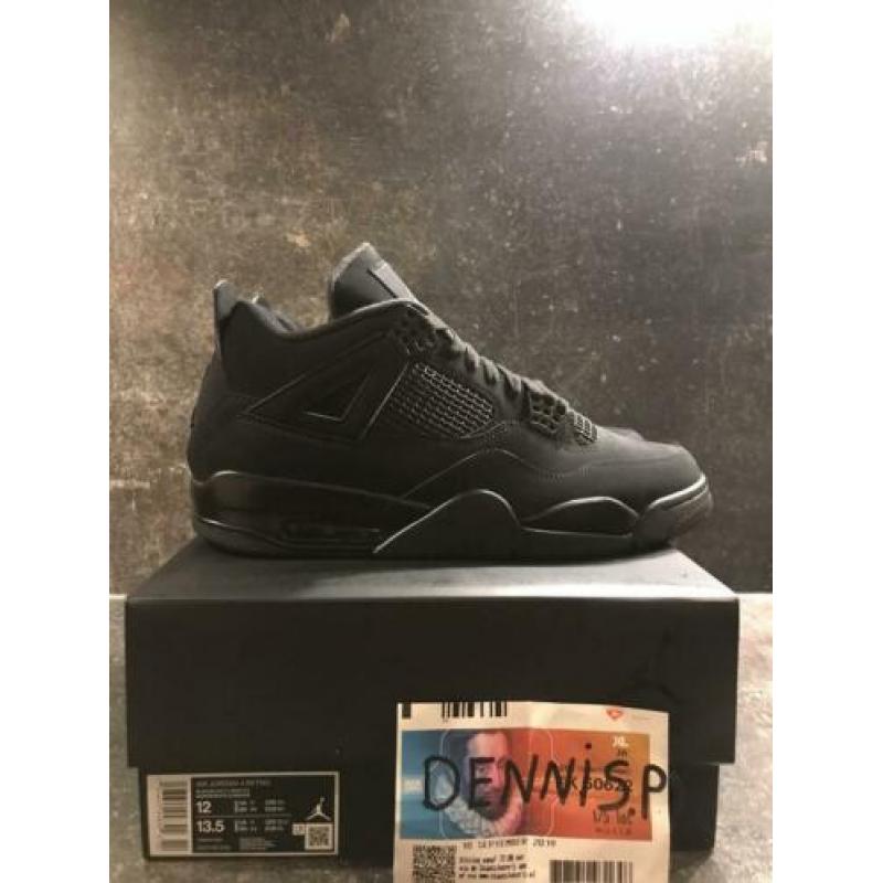 Nike air jordan 4 retro ‘black cat’ 2020 eu46 | us12