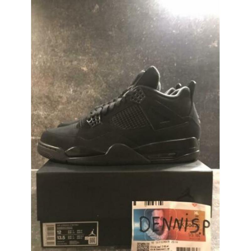 Nike air jordan 4 retro ‘black cat’ 2020 eu46 | us12