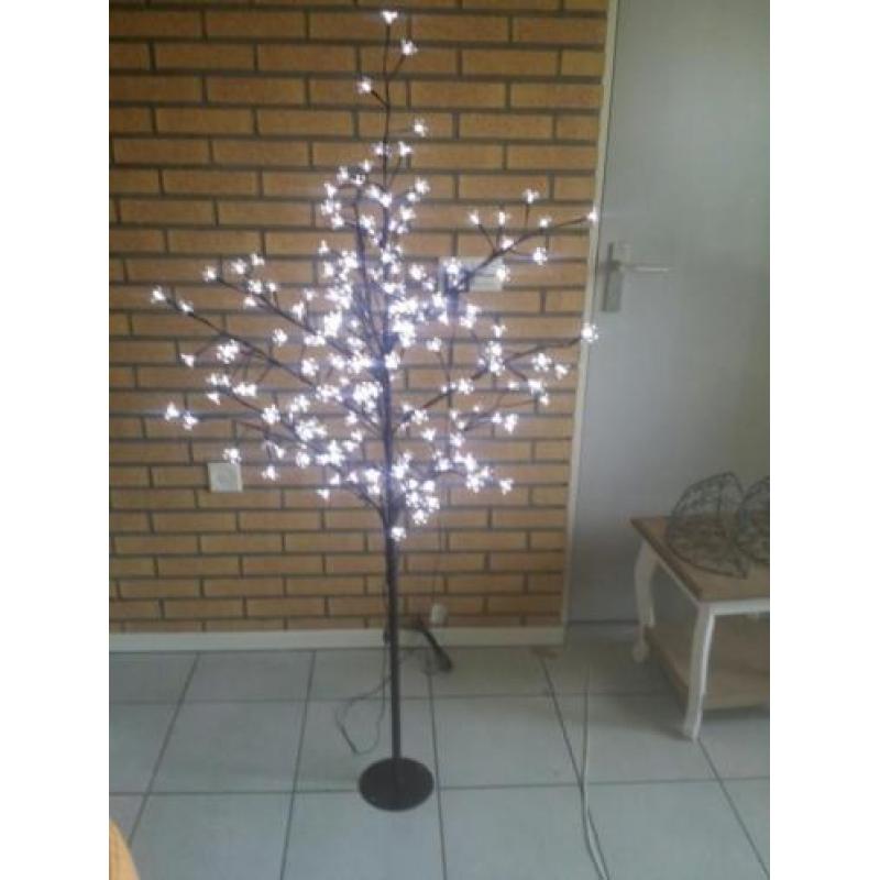 Mooie verlichte kerstboom