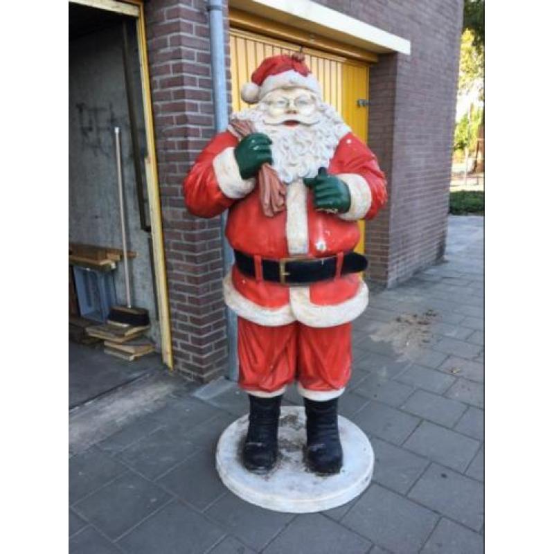 Blikvanger! Zeer grote kerstman! 1.80