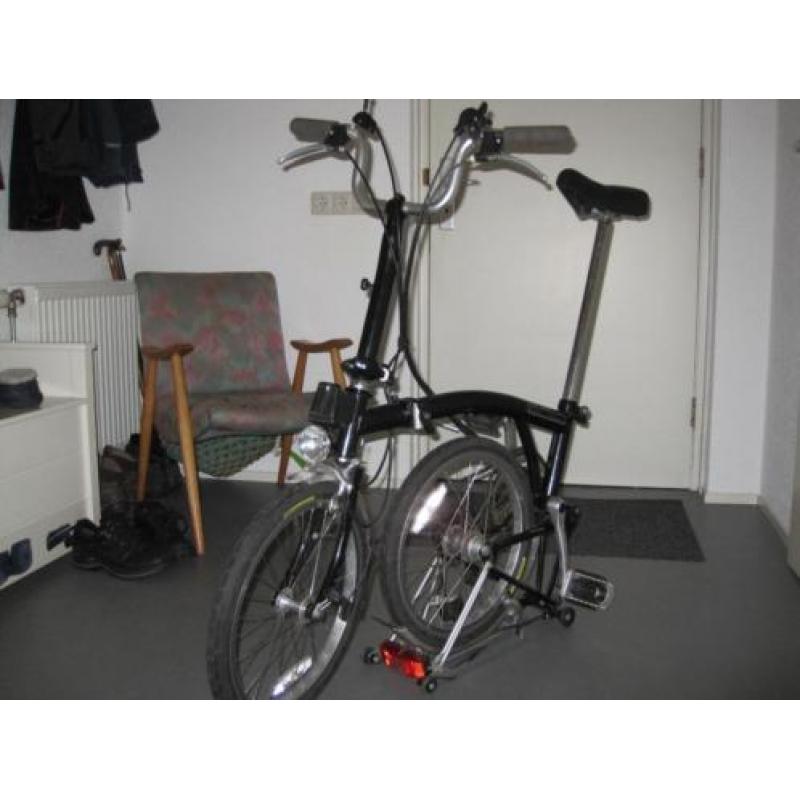 brompton vouwfiets type 6v kleur zwart