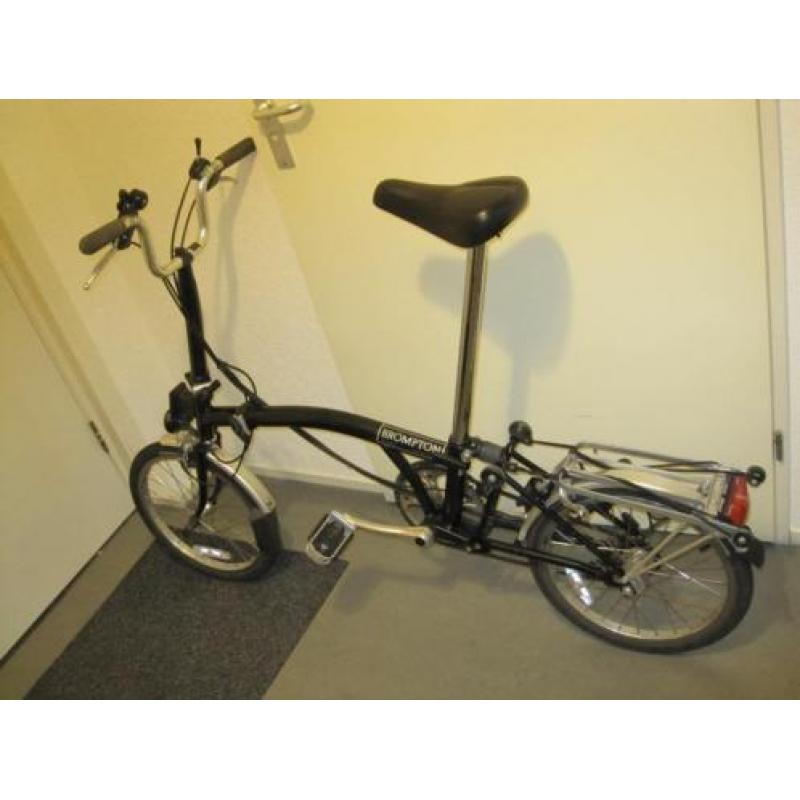 brompton vouwfiets type 6v kleur zwart