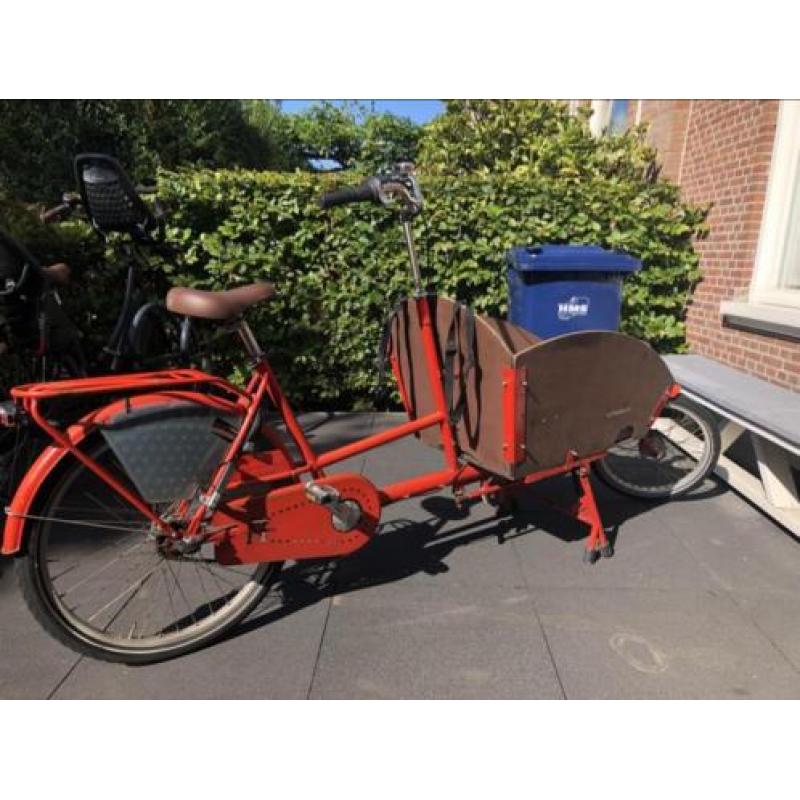 Bakfiets (long) van de Fietsfabriek, nieuwe versnellingen